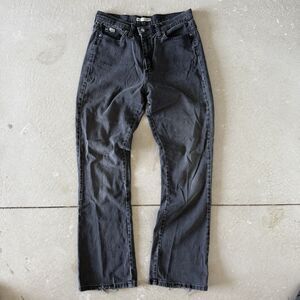 Vintage Women’s Lee Relaxed Bootcut Jeans Black Size 10